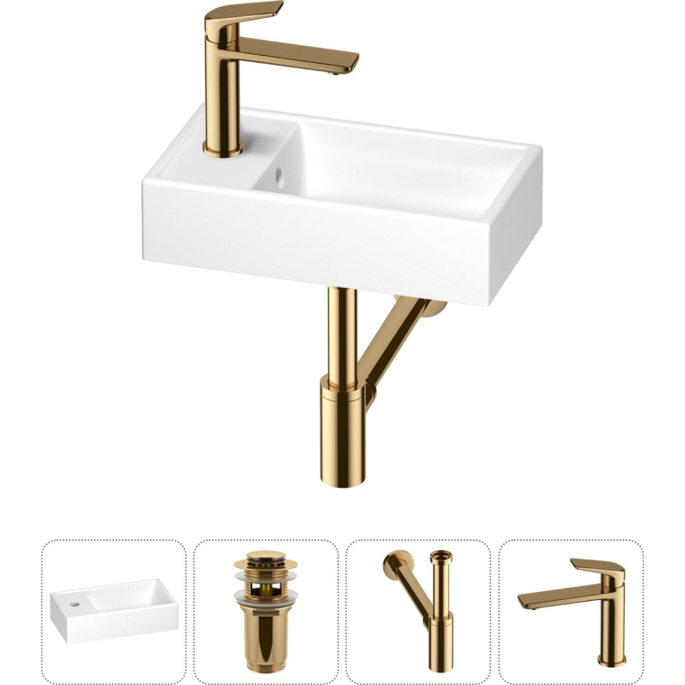 Изображение товара Маленькая раковина для ванной комнаты или туалета Wellsee WC Area 202010497