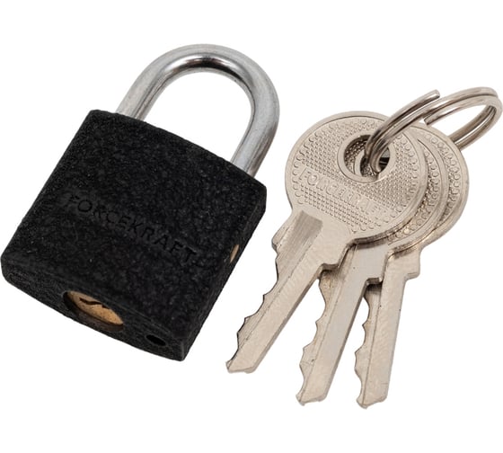 Изображение товара Замок навесной Forcekraft FK-W-Black/FB/20(60377)