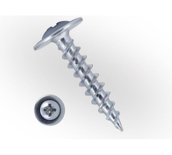 Изображение товара Саморез по металлу ЖЕСТЬ с прессшайбой, острый, 4,2x32, 200 шт., контейнер УТ-00003087