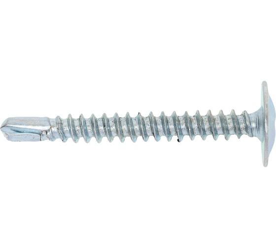 Изображение товара Саморез по металлу ЖЕСТЬ с прессшайбой, сверло, 4,2x32, 500 шт., контейнер УТ-00004567