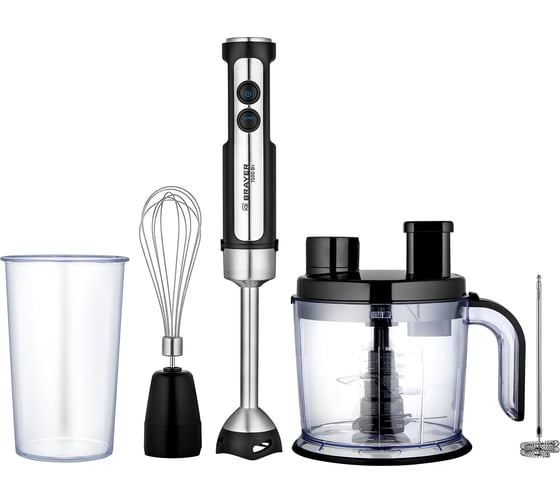 Изображение товара Блендер погружной BRAYER 1500 Вт, мультифункциональный BR1263