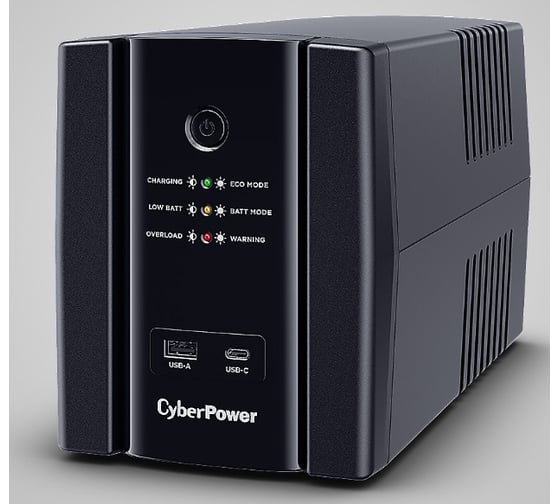Изображение товара Источники бесперебойного питания ИБП CYBERPOWER Line-Interactive 2200VA/1320W USB/RJ11/45/USB (4 EURO) charger A/C NEW UT2200EG