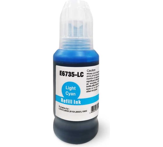 Изображение товара Чернила Solution Print SP T6735 (C13T67354A) LC для Epson, светло-голубые, 100 мл 334189