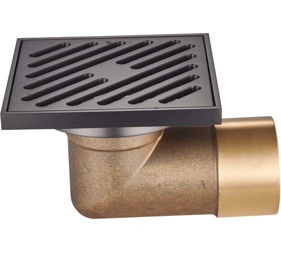 Изображение товара Трап для душа RAGLO 10x10 см, графит R606.10.09