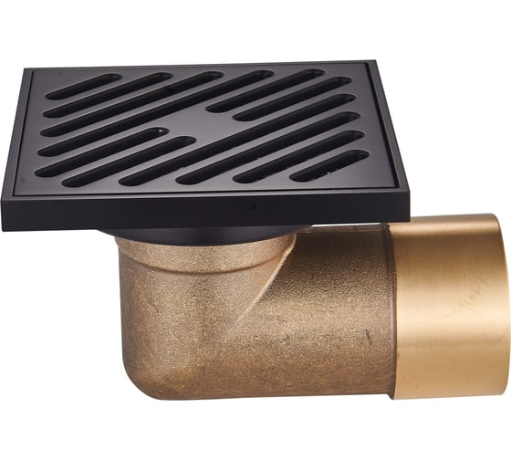 Изображение товара Трап для душа RAGLO 10x10 см, черный R606.10.06