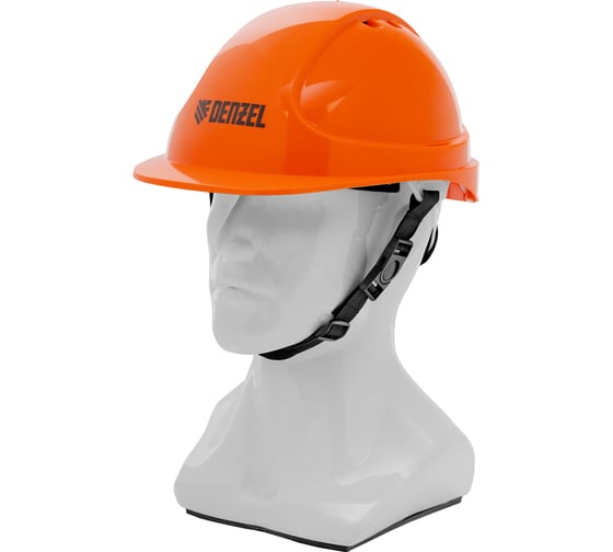 Изображение товара Каска защитная ударопрочная Denzel ABS/PC, плавная регулировка, модель «Форвард» (К-05), оранжевый 89206