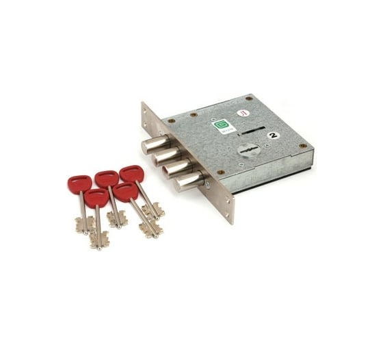 Изображение товара Врезной замок ГАРДИАН 4001 Т-5кл QUATTRO лев. 23740