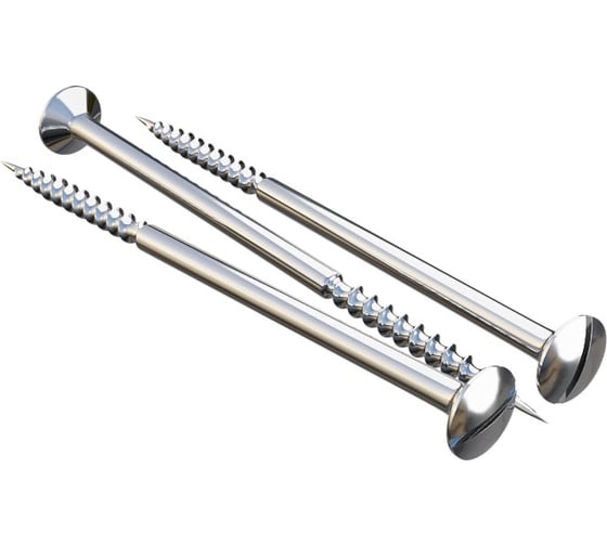 Изображение товара Саморез для двойного изолятора МЕЗОНИНЪ 4х70 никель GE30022-31