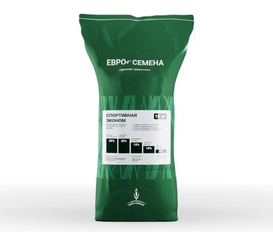 Изображение товара Газонная травосмесь ABSOLUTE GREEN Евро-Семена Спортивная Эконом 10 кг 00000000709