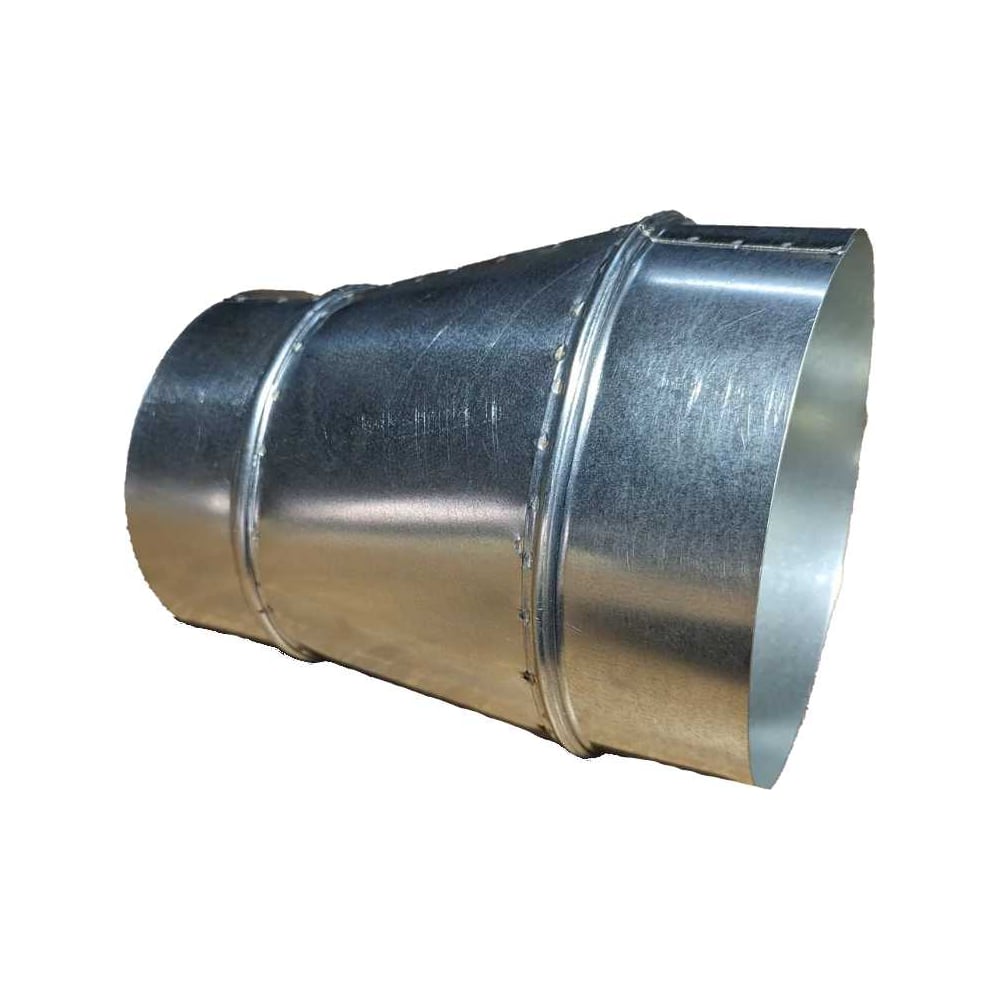 Изображение товара Эксцентриковый редуктор для круглых воздуховодов 125/160 мм нержавеющая сталь