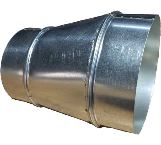 Изображение товара Эксцентриковый редуктор для круглых воздуховодов 115(-)/(+)140 мм, оцинкованная сталь ООО Вентмаркет Red115x140eccentric