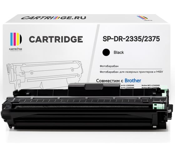 Изображение товара Фотобарабан Solution Print SP DR-2335/DR-2375/DR-2305 для Brother, черный 136489