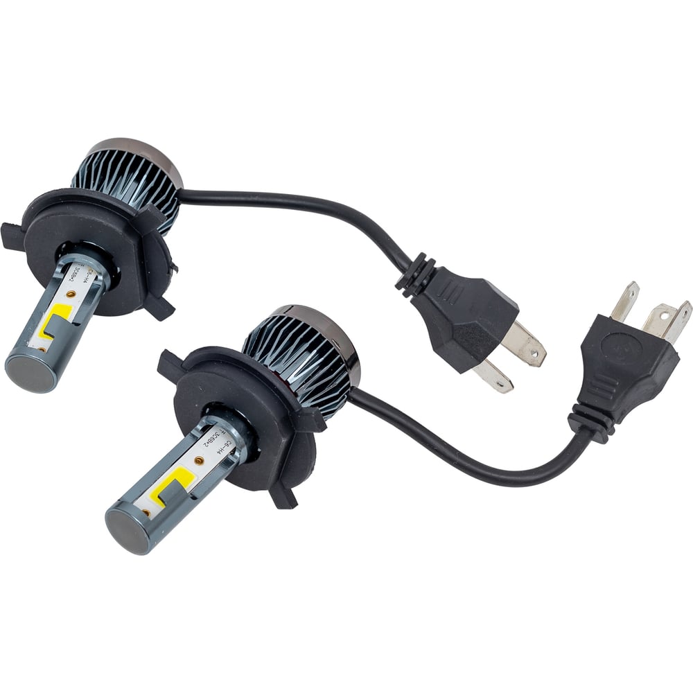 Изображение товара Автолампа-LED SKYWAY аналог ксенона H4MINI 12/24V 13W 6000K 1500Lm 1-конт комп.2 шт S08701010