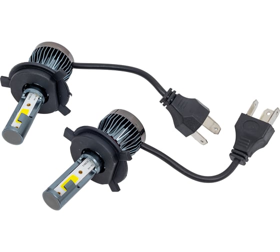 Изображение товара Автолампа-LED SKYWAY аналог ксенона H4MINI 12/24V 13W 6000K 1500Lm 1-конт комп.2 шт S08701010