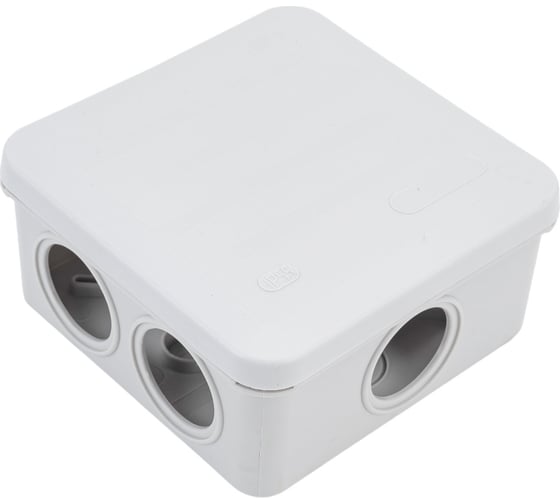 Изображение товара Распределительная коробка GREENEL наружного монтажа 100х100х50мм IP55 GE41255