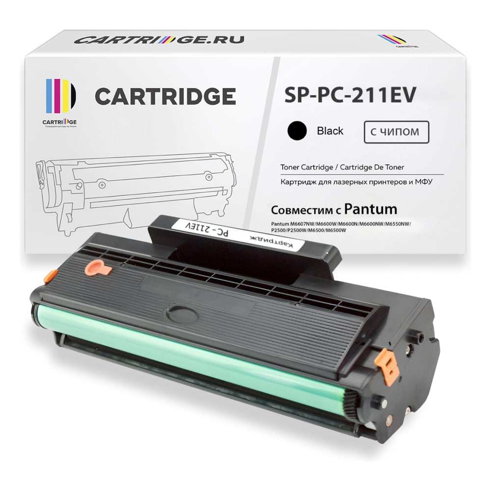 Изображение товара Картридж Solution Print SP PC-211EV для Pantum черный лазерный 1600 страниц
