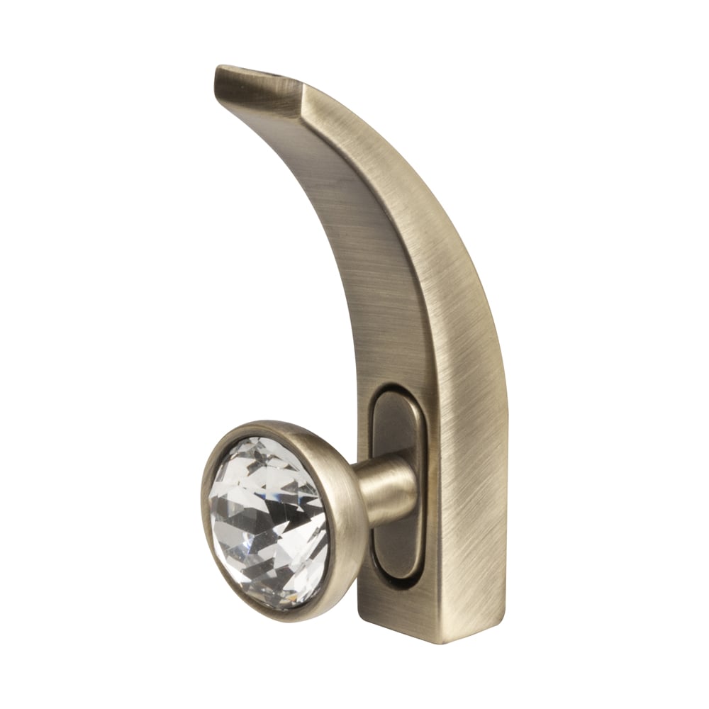 Изображение товара Настенный крючок AJAX MB-LM/K-004 ABG зеленая бронза 2 рожка, нагрузка 10 кг