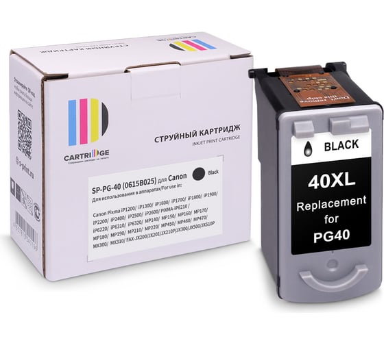 Изображение товара Картридж Solution Print SP PG-40 (0615B025) для Canon, черный 346109