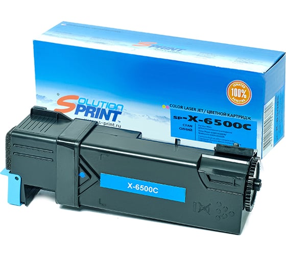Изображение товара Картридж Solution Print SP 6500C (106R01601) для Xerox, голубой 77956