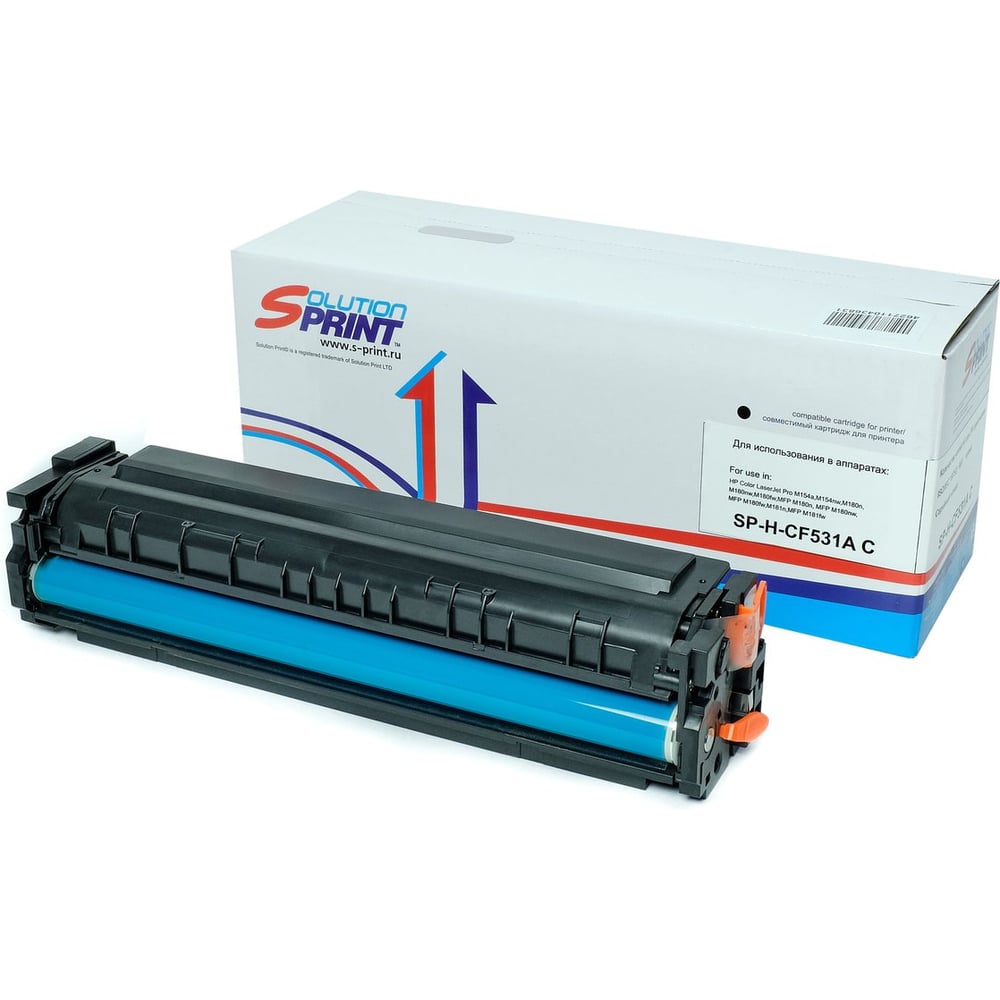 Изображение товара Картридж Solution Print CF531A 205A для HP голубой лазерный 900 страниц