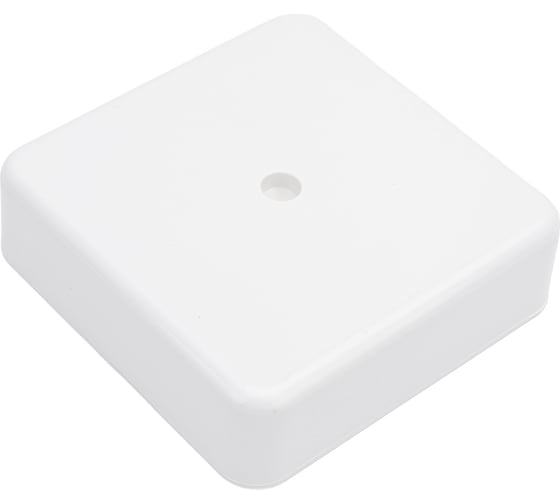 Изображение товара Распределительная коробка GREENEL наружного монтажа 75х75х20мм БЕЛАЯ GE41211-01