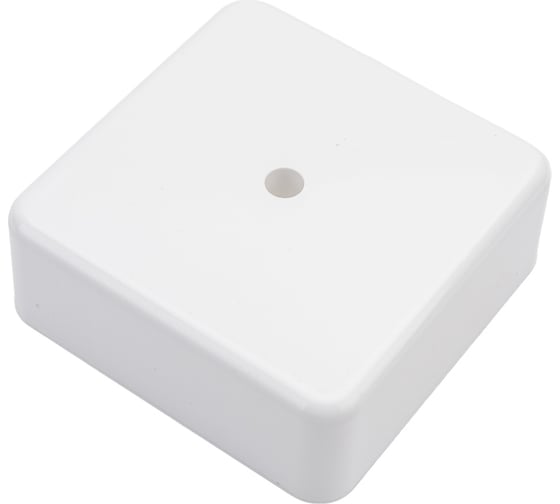 Изображение товара Распределительная коробка GREENEL наружного монтажа 75х75х28мм БЕЛАЯ GE41215-01