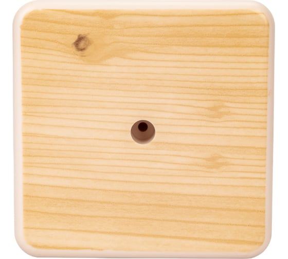 Изображение товара Распределительная коробка GREENEL наружного монтажа 75х75х28мм СОСНА GE41215-11