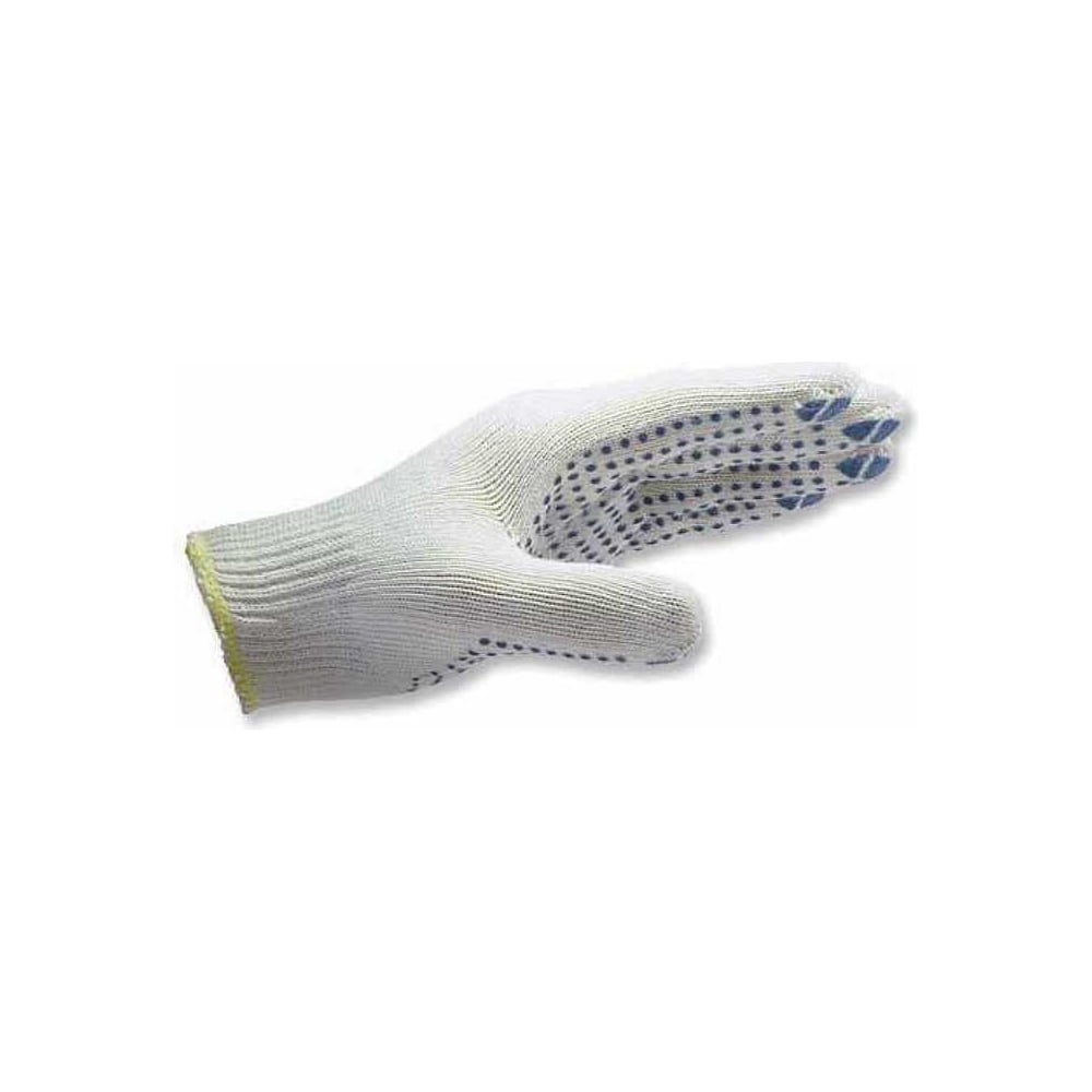 Изображение товара Перчатки вязанные Х/Б с точечным ПВХ покрытием МTE 5 нитей "Экстра"