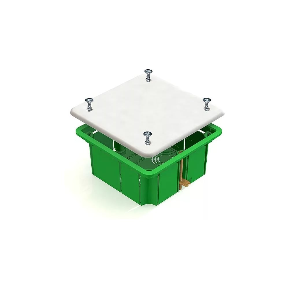 Распределительная коробка для полых стен Greenel квадратная монтажная коробка для гипсокартона livolo ливоло