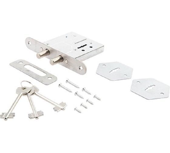 Изображение товара Замок врезной сувальдный AVERS R11/S6-CR (3 keys, shank 50mm) 33667