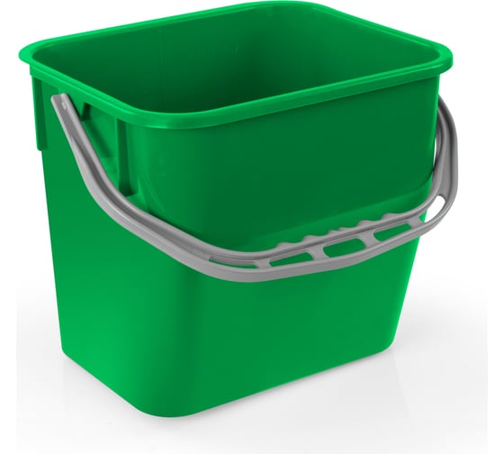 Изображение товара Пластиковое ведро с ручкой TTS зеленое, 12 л 000V3502