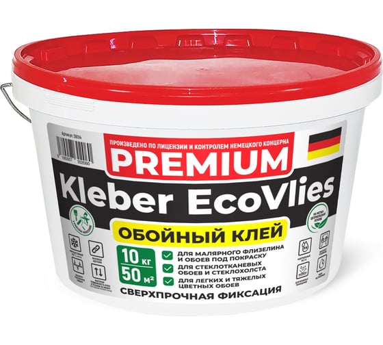 Изображение товара Клей Ecovlies Kleber Premium Клей 10 кг 39014