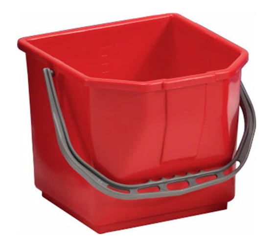 Изображение товара Пластиковое ведро с ручкой TTS красное, 15 л 000R3501