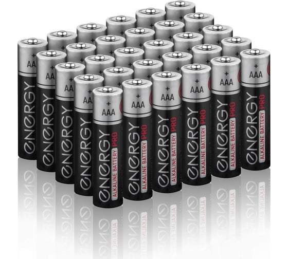 Изображение товара Батарейка алкалиновая ENERGY Pro LR03/10K (ААА) 30 штук 107129