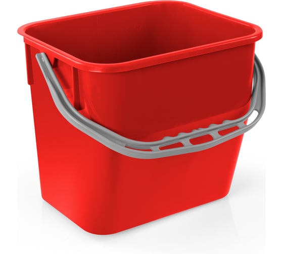 Изображение товара Пластиковое ведро с ручкой TTS красное, 12 л 000R3502