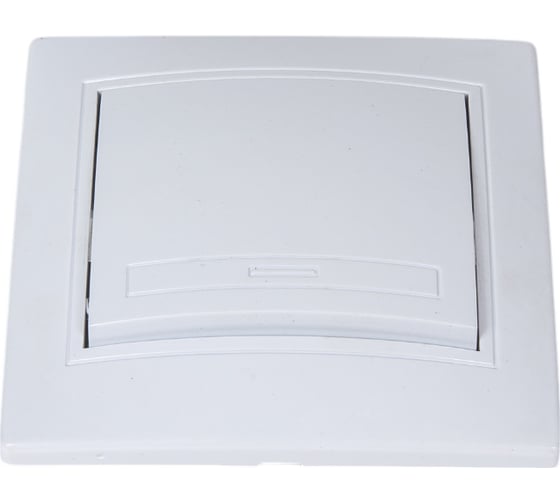 Изображение товара Кнопка включения Intro Plano 110901 10А 250В, IP20, СУ, Plano, белый Б0053830