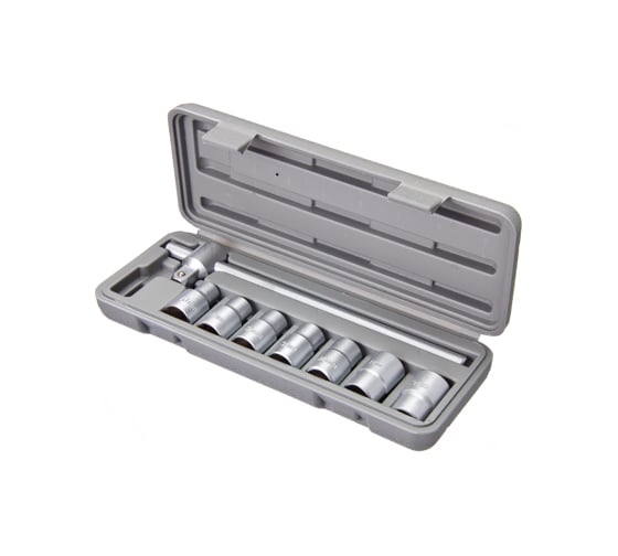 Изображение товара Набор головок, 8 предметов ЕРМАК 10-19мм 736-564