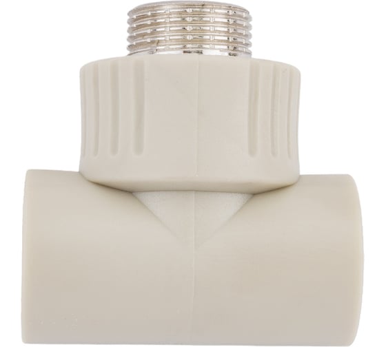 Изображение товара Тройник RTP PN25 комбинированный, наружная резьба D25х3/4 мм, серая 10998