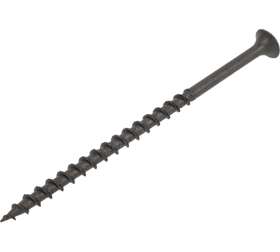 Изображение товара Саморез по дереву ЖЕСТЬ ГД черный, 4,2x75, 100 шт., контейнер УТ-00003995