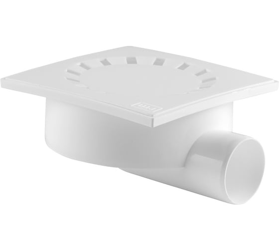 Изображение товара Горизонтальный трап RTP белый D 50 мм, 150х150 36581