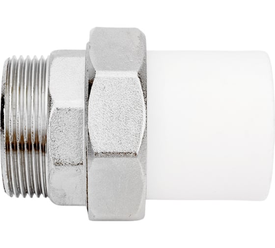 Изображение товара Ниппельное соединение RTP американка трубная, наружная резьба, D50х1 1/2 мм 14291