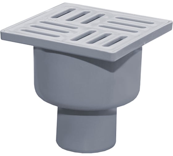 Изображение товара Вертикальный трап RTP с сухим затвором с поплавком, серый D 50 мм, 100х100 36587