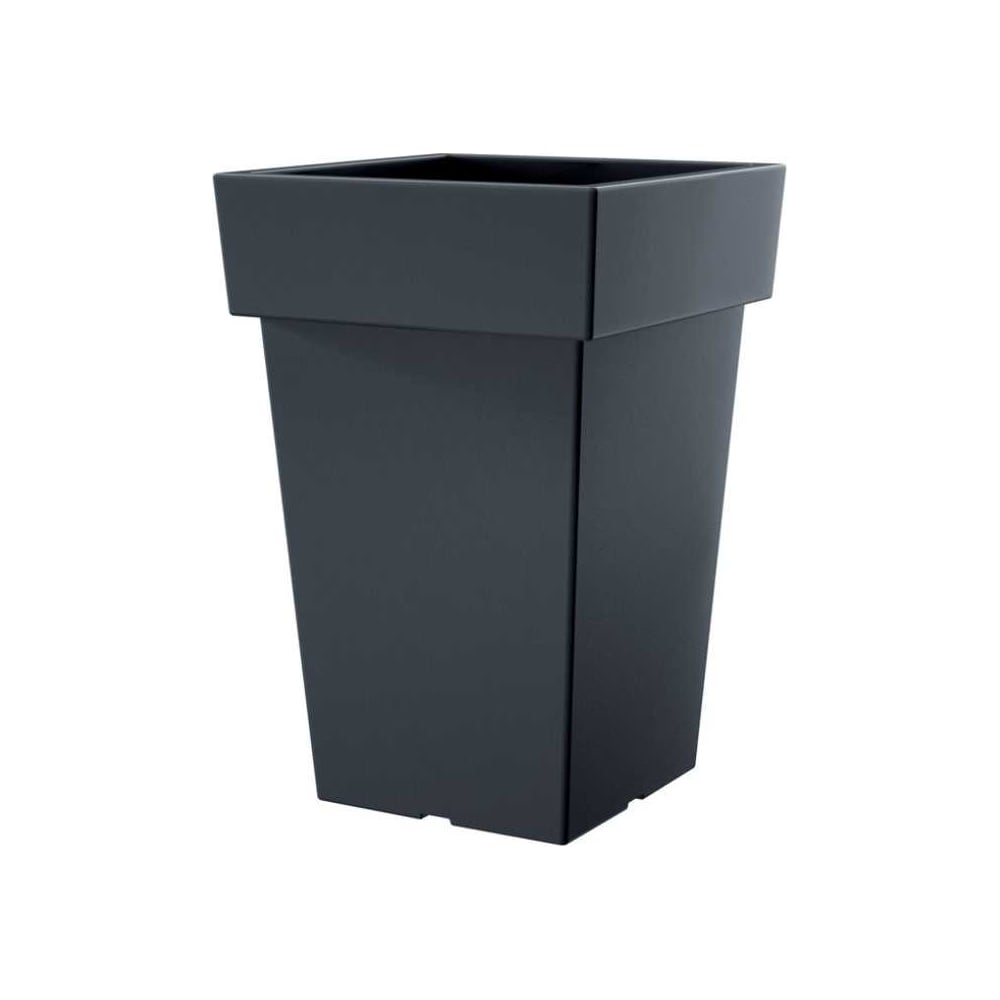 Изображение товара Квадратное пластиковое кашпо Prosperplast DLOFQ240 S433 высотой 356 мм антрацит