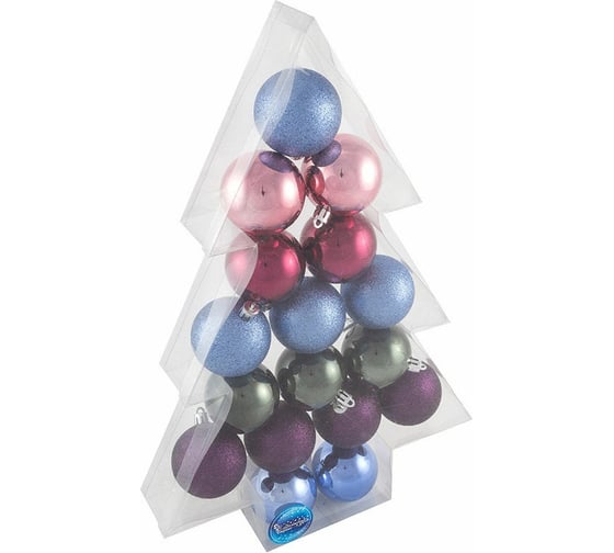 Изображение товара Набор шаров Волшебная страна Елка 17 шт. 007657