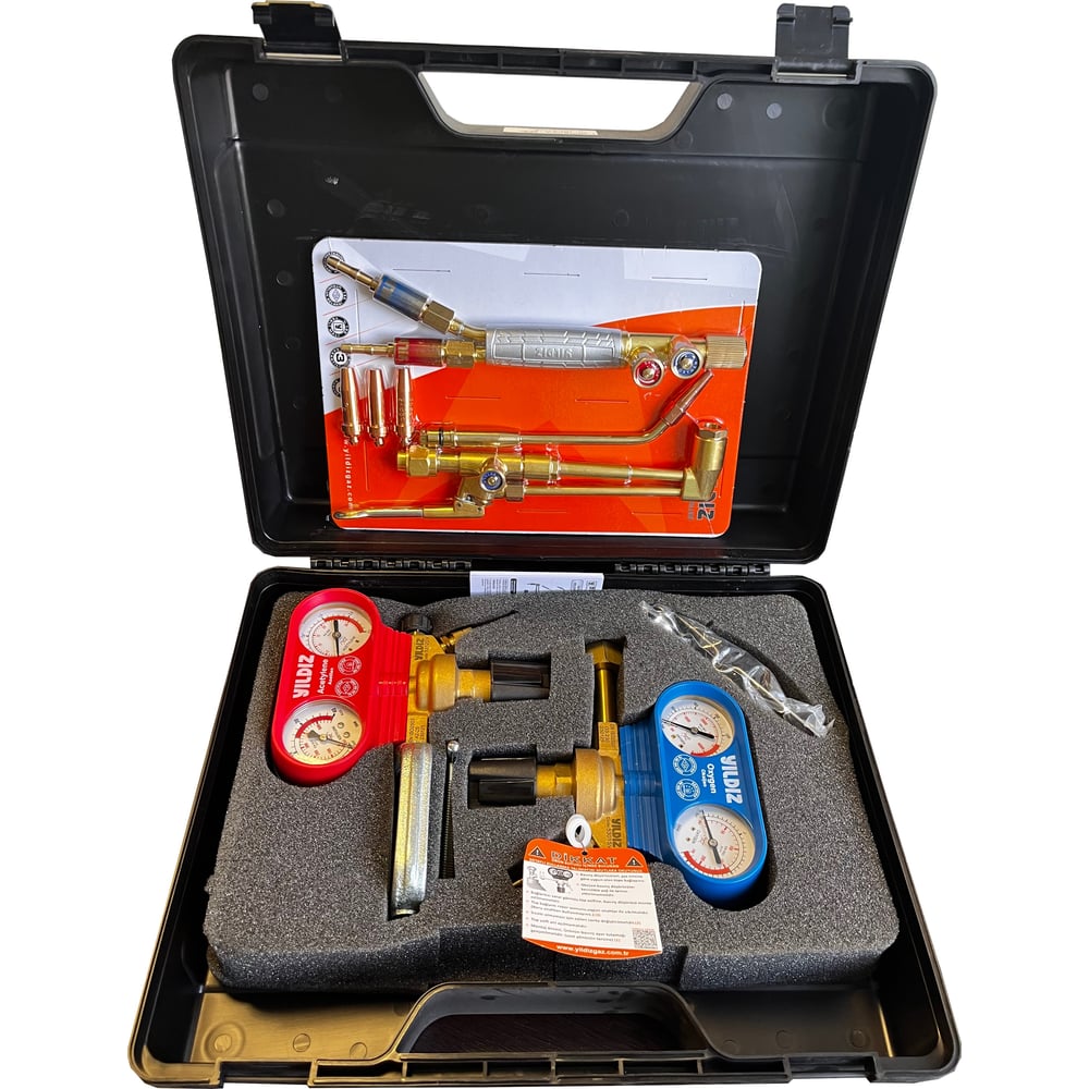 Изображение товара Комплект газосварочный ацетиленовый YILDIZ GAZ 8211A-RU