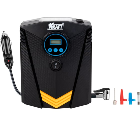 Изображение товара Компрессор автомобильный KRAFT с дисплеем, 120 Вт KT 800151