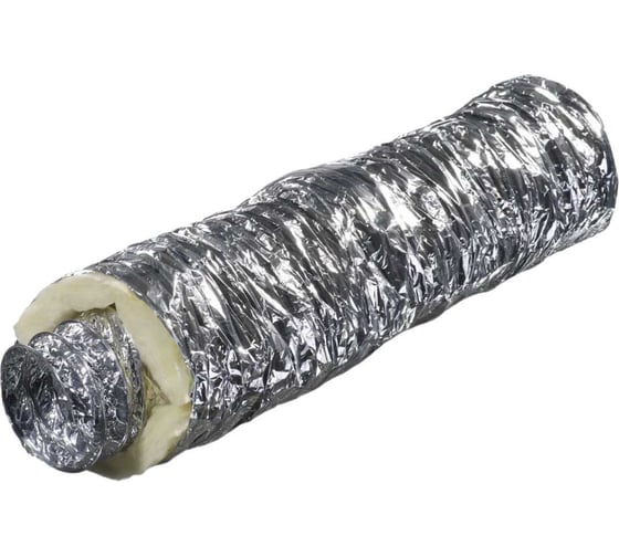 Изображение товара Воздуховод гибкий теплоизолированный 150 мм, 10 м, для вентиляции ООО Вентмаркет GUV0150
