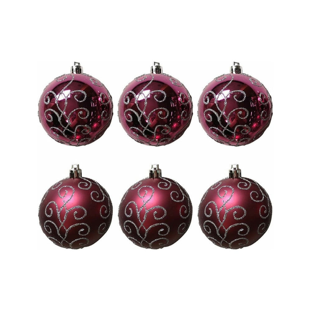 Набор шаров Волшебная страна набор новогодних шаров christmas ø5 см розовый 12 шт