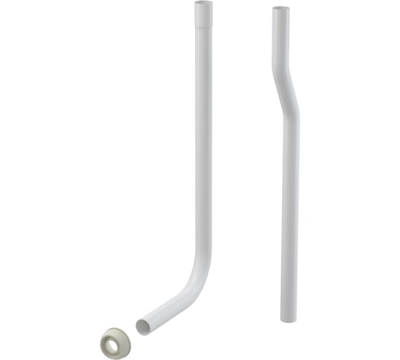 Изображение товара Водосливная труба Alcadrain A95 диам.32 мм, состоящая из двух частей, прокладка гофрированная 00022219