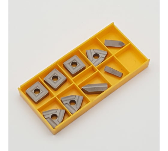 Изображение товара Комплект сменных пластин для резцов 25x25 мм, 9 шт ТЕХНОРЕАЛ МА400019030